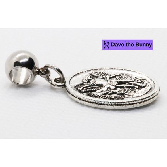 St Michael Charm - Guardian Angel St Michael Pendant - Picture 7 of 7